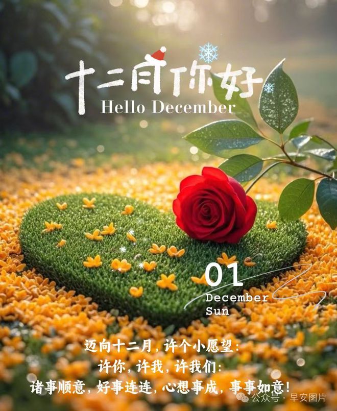 12月第一天！适合发朋友圈祝福语文案暖心至极！(图7)